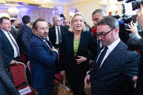 Rassemblement National New Year Wishes to the Press - Paris