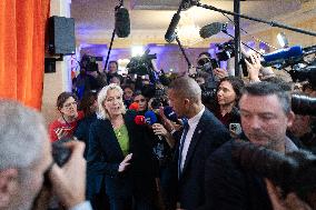 Rassemblement National New Year Wishes to the Press - Paris