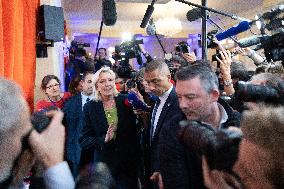 Rassemblement National New Year Wishes to the Press - Paris