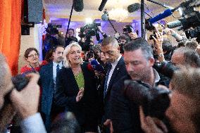 Rassemblement National New Year Wishes to the Press - Paris