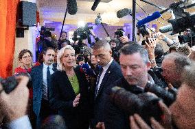 Rassemblement National New Year Wishes to the Press - Paris