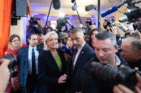 Rassemblement National New Year Wishes to the Press - Paris