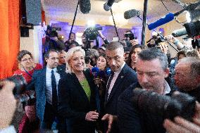 Rassemblement National New Year Wishes to the Press - Paris