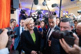 Rassemblement National New Year Wishes to the Press - Paris