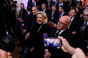 Rassemblement National New Year Wishes to the Press - Paris