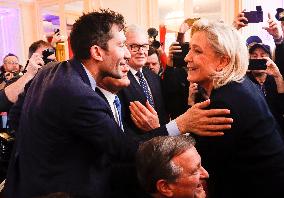 Rassemblement National New Year Wishes to the Press - Paris