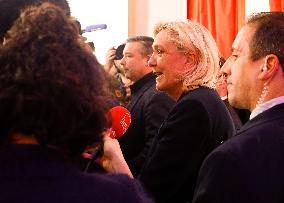 Rassemblement National New Year Wishes to the Press - Paris