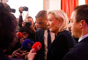 Rassemblement National New Year Wishes to the Press - Paris