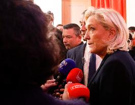 Rassemblement National New Year Wishes to the Press - Paris