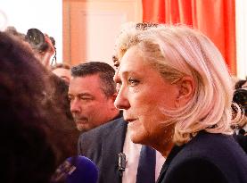 Rassemblement National New Year Wishes to the Press - Paris