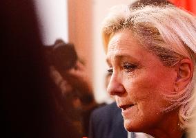 Rassemblement National New Year Wishes to the Press - Paris