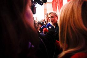 Rassemblement National New Year Wishes to the Press - Paris