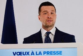 Rassemblement National New Year Wishes to the Press - Paris