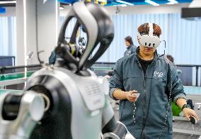 Humanoid Robot Data Collection Training Ground in Qingdao