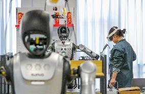 Humanoid Robot Data Collection Training Ground in Qingdao