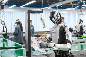 Humanoid Robot Data Collection Training Ground in Qingdao