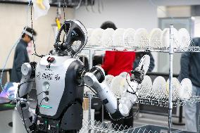 Humanoid Robot Data Collection Training Ground in Qingdao