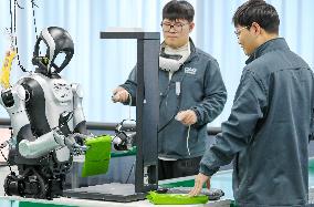 Humanoid Robot Data Collection Training Ground in Qingdao