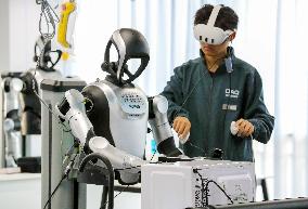 Humanoid Robot Data Collection Training Ground in Qingdao