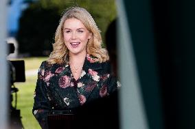 Karoline Leavitt Speaks to Reporters