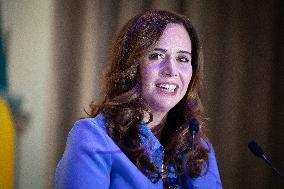 Campaign Launch of Far Right Candidate Sarah Knafo - Paris