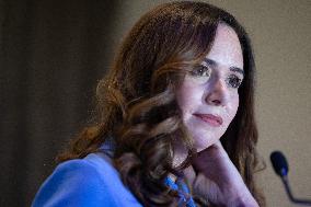 Campaign Launch of Far Right Candidate Sarah Knafo - Paris