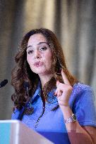 Campaign Launch of Far Right Candidate Sarah Knafo - Paris