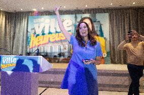 Campaign Launch of Far Right Candidate Sarah Knafo - Paris