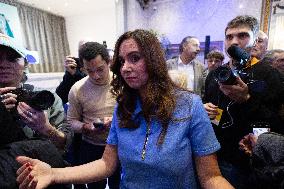 Campaign Launch of Far Right Candidate Sarah Knafo - Paris