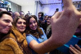 Campaign Launch of Far Right Candidate Sarah Knafo - Paris