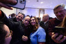 Campaign Launch of Far Right Candidate Sarah Knafo - Paris