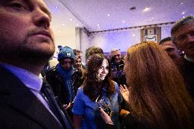 Campaign Launch of Far Right Candidate Sarah Knafo - Paris