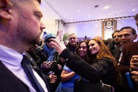 Campaign Launch of Far Right Candidate Sarah Knafo - Paris