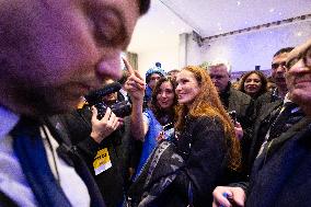 Campaign Launch of Far Right Candidate Sarah Knafo - Paris