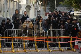 Hong Kong court hearing for Jimmy Lai