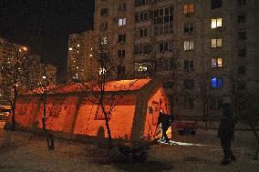 Power outage in Kyiv