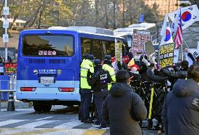 Court hearing for ex-S. Korean President Yoon