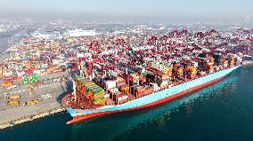 Qingdao Port Foreign Trade Containers