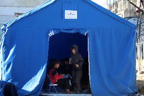 Al-Shamal Educational School in Jabalia Refugee Camp - Gaza