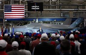 Defense Secretary Speaks at Lockheed Martin Facility - Fort Worth