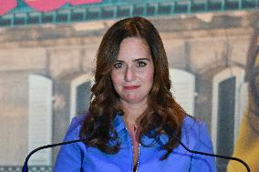 Campaign Launch of Far Right Candidate Sarah Knafo - Paris