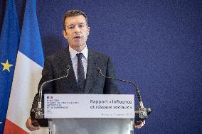 Submission of the report "Influence and Social Networks" to the government - Paris AJ