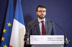 Submission of the report "Influence and Social Networks" to the government - Paris AJ