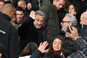 Celebs At PSG vs Paris FC Match - Paris