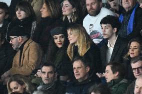 Celebs At PSG vs Paris FC Match - Paris