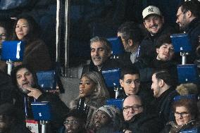 Celebs At PSG vs Paris FC Match - Paris