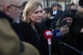 Farmers Protest with Tractors in Front Of The National Assembly - Paris