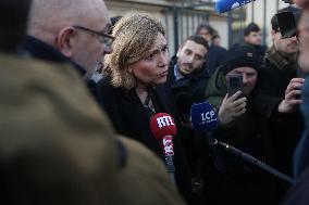 Farmers Protest with Tractors in Front Of The National Assembly - Paris
