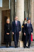 President Macron Welcomes King Felipe - Paris