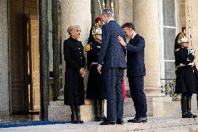 President Macron Welcomes King Felipe - Paris